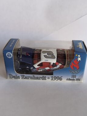 Dale Earnhardt 1996 Collectible Die-Cast Race Car - Red White Blue NIB
